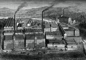 Clarks Anchor Thread Works, Paisley, Schotland