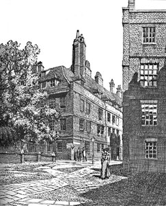 Cliffords Inn, kijkend naar het noordoosten