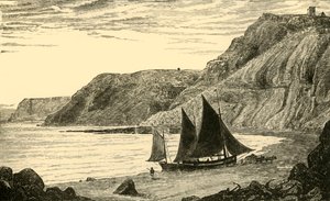 Kliffen bij Whitby, 1898 door Unbekannt