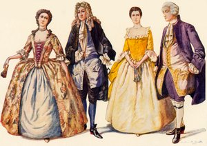 Kleding van koningin Anne en George I, 1702-1725, 1903, 1937