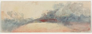 Wolkstudie, 1800s door Unbekannt