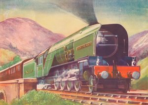 Cock O The North Locomotief, L.N.E.R., in de Hooglanden, 1940 door Unbekannt