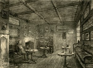 Koffiekamer bij St. Johns Gate, ca. 1872 door Unbekannt