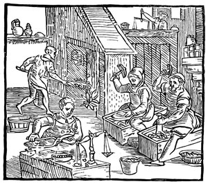 Muntmeesters aan het Werk, 1577, 1893