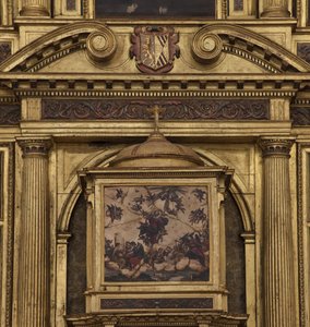 Collegiale kerk. Interieur. Het hoogaltaar (detail) door Unbekannt