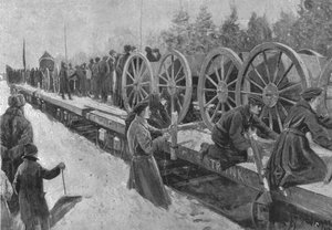 Koloniale Troepen voor Zuid-Afrika, 1900: Canadese Artillerie instappen in Ottawa, 1901