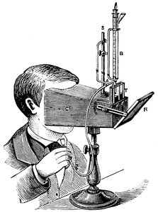 Colorimeter, naar een ontwerp van Labilliardiere met aanpassingen door Salleron, 1871