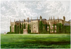 Combermere Abbey, Shropshire, huis van Burggraaf Combermere, ca. 1880 door Unbekannt