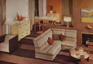 Combinatie eet-woonkamer in New York