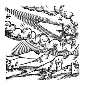 Komeet van 1456 Halley, 1557 door Unbekannt