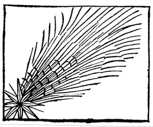 Komeet van 684 Halley, 1493 door Unbekannt
