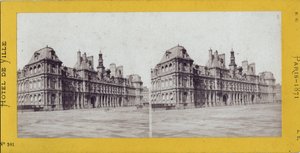 Commune van Parijs (1871): zicht op het stadhuis