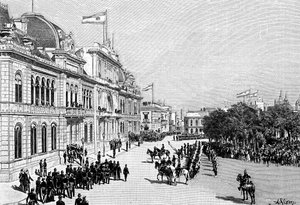 Congresgebouwen, Buenos Aires, Argentinië, 1895 door Unbekannt
