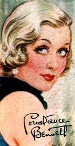 Constance Campbell Bennett, 1904-1965, Amerikaanse actrice, 20e eeuw door Unbekannt
