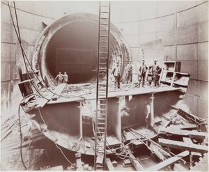 Constructie, Tunnels Constructie van de Rotherhithe Tunnel, Londen