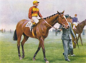 Contrevent, Jockey: A. Tucker, 1939 door Unbekannt