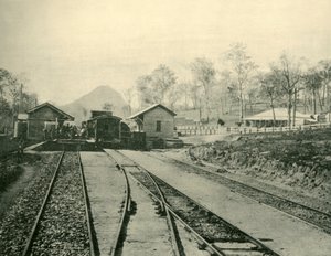 Cooran treinstation, Queensland, 1901 door Unbekannt