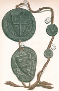 Cord VI John de Hastings, Edmund de Hastings, Edmund de Mortimer, Fulke Fitz-Warine door Unbekannt