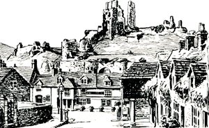Corfe Village, 1929 door Unbekannt