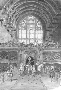 Kroning van George IV in Westminster Hall, 1897 door Unbekannt