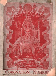 Kroning van koning Edward VII, omslag van The Graphic magazine door Unbekannt