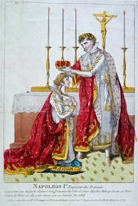 Kroning van keizerin Josephine, 2 december 1804, 19e eeuw door Unbekannt