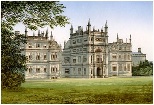 Corsham Court, Wiltshire, huis van Lord Methuen, ca. 1880 door Unbekannt