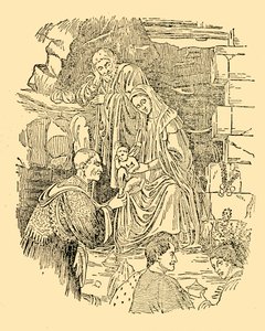 Cosmo De Medici als een van de wijzen, ca. 1930 door Unbekannt