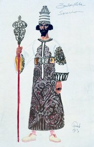 Kostuumontwerp voor Sarastro, 1913