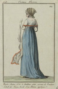 Parijse Kostuum, 1798 door Unbekannt