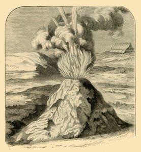 Uitbarsting van Cotopaxi in 1743 door Unbekannt