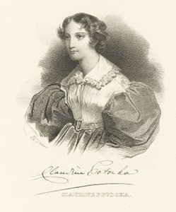Gravin Klaudyna Claudine Potocka, geboren Dzialynska 1801-1836, ca. 1830