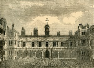 Hof van Old Somerset House, vanuit het noorden door Unbekannt