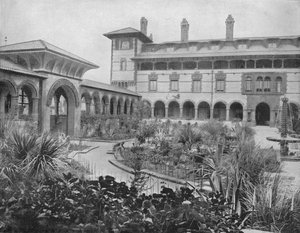 Hof van Ponce de Leon, St. Augustine, Florida, ca. 1897