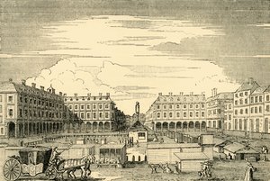 Covent Garden Market, kijkend naar het oosten, 1881 door Unbekannt