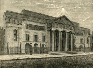 Covent Garden Theatre: Voorkant in 1850