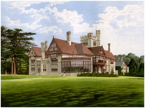 Cowdray Park, Sussex, huis van de Graaf van Egmont door Unbekannt