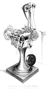 Crabtrees kaartinstelmachine, 1866