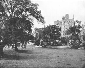 Craigmillar Castle, nabij Edinburgh, Schotland, 1894