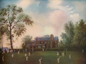 Cricket bij Gads Hill Place, Rochester, ca. 1868 door Unbekannt