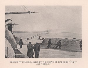 Cricket bij Igloolik, 1822-1823 1912 door Unbekannt