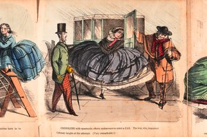 Crinoline - zijn moeilijkheden en gevaren