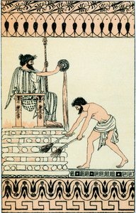 Croesus, laatste koning van Lydië vanaf ca. 560 v.Chr. door Unbekannt