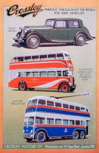 Crossley Motors advertentie door Unbekannt