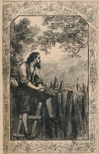 Crusoe in zijn prieel, ca. 1870