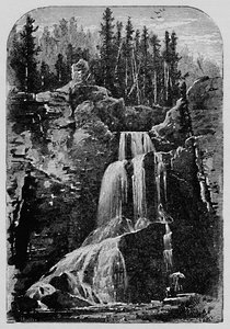 Kristalwatervallen, 1883 door Unbekannt