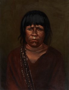 Cunivo Indiaan, ca. 1890-1892 door Unbekannt