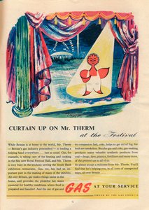 Gordijn omhoog voor Mr. Therm, 1951
