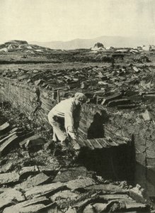 Turf Snijden, ca. 1948 door Unbekannt