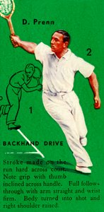 D. Prenn - Backhand Drive, ca. 1935 door Unbekannt